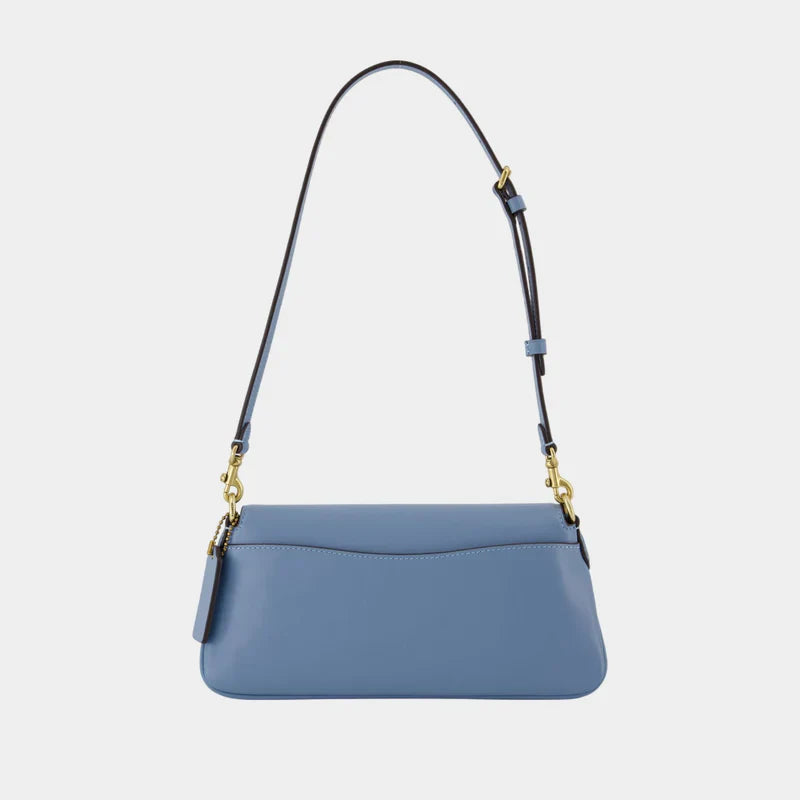 Coach Jet Shoulder Bag – Blue Leather