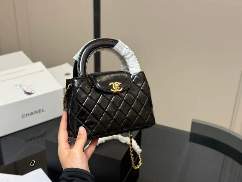 Chanel Small Kelly Crossbody Bag With Long Chain