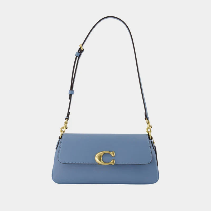 Coach Jet Shoulder Bag – Blue Leather