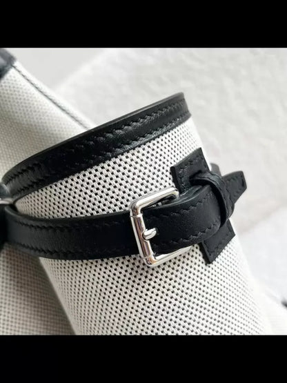 Hermès HAC 40 Cargo Bag – Noir / Black, Brown & Full Black | Palladium Hardware