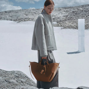 Polene Cyme Edition Textured Camel